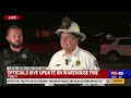Tracy fire chief provides update on devastating Medline warehouse fire
