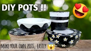 How to make easy Flower pot
