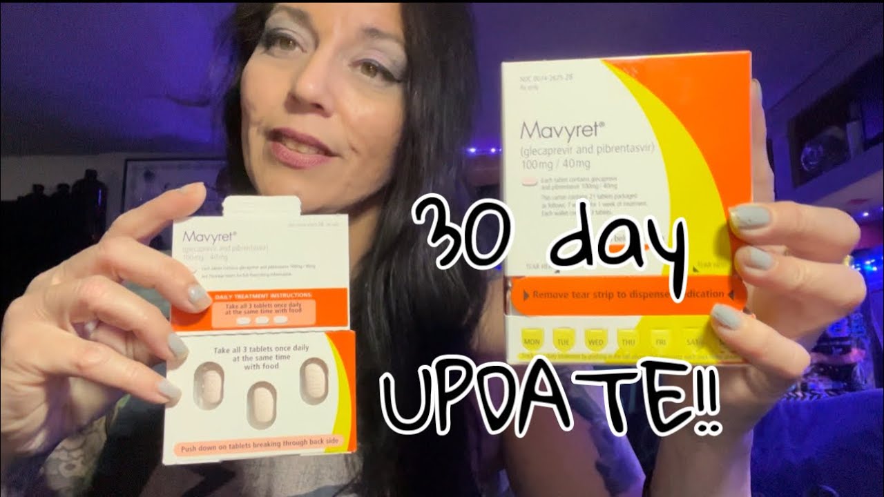#Mavyret 30 DAY UPDATE! #hepc #breakthestigma #trending #fyp - YouTube