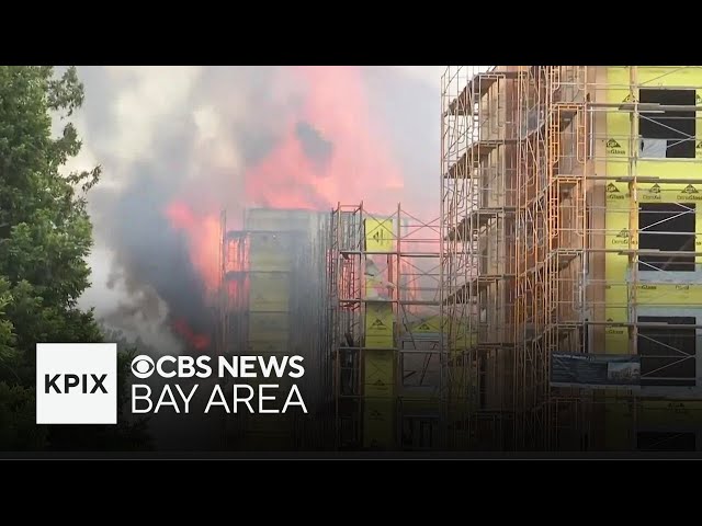 Fire destroys affordable housing complex under construction in unincorporated Redwood City class=
