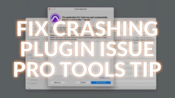 How to Identify Which Plug In Is crashing Pro Tools