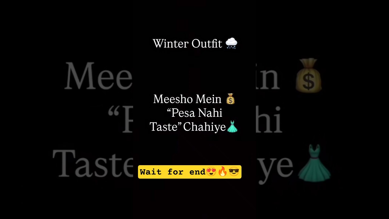 Style like a pro with meesho finds🔥 