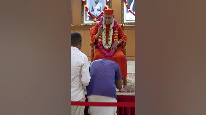 RKMM President Srimat Swami Gautamanandaji Maharaj's visit to Chennai Math at 2024