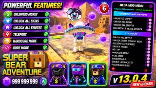تحديث! قائمة تعديل لعبة Super Bear Adventure APK الإصدار 13.0.4 | افتح الإيموجي والأزياء - عملات ... screenshot 2