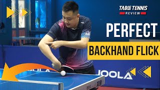 PERFECT BACKHAND FLICK No2 by Grandmaster HOANG CHOP | Table Tennis Tutorial | TTR screenshot 5