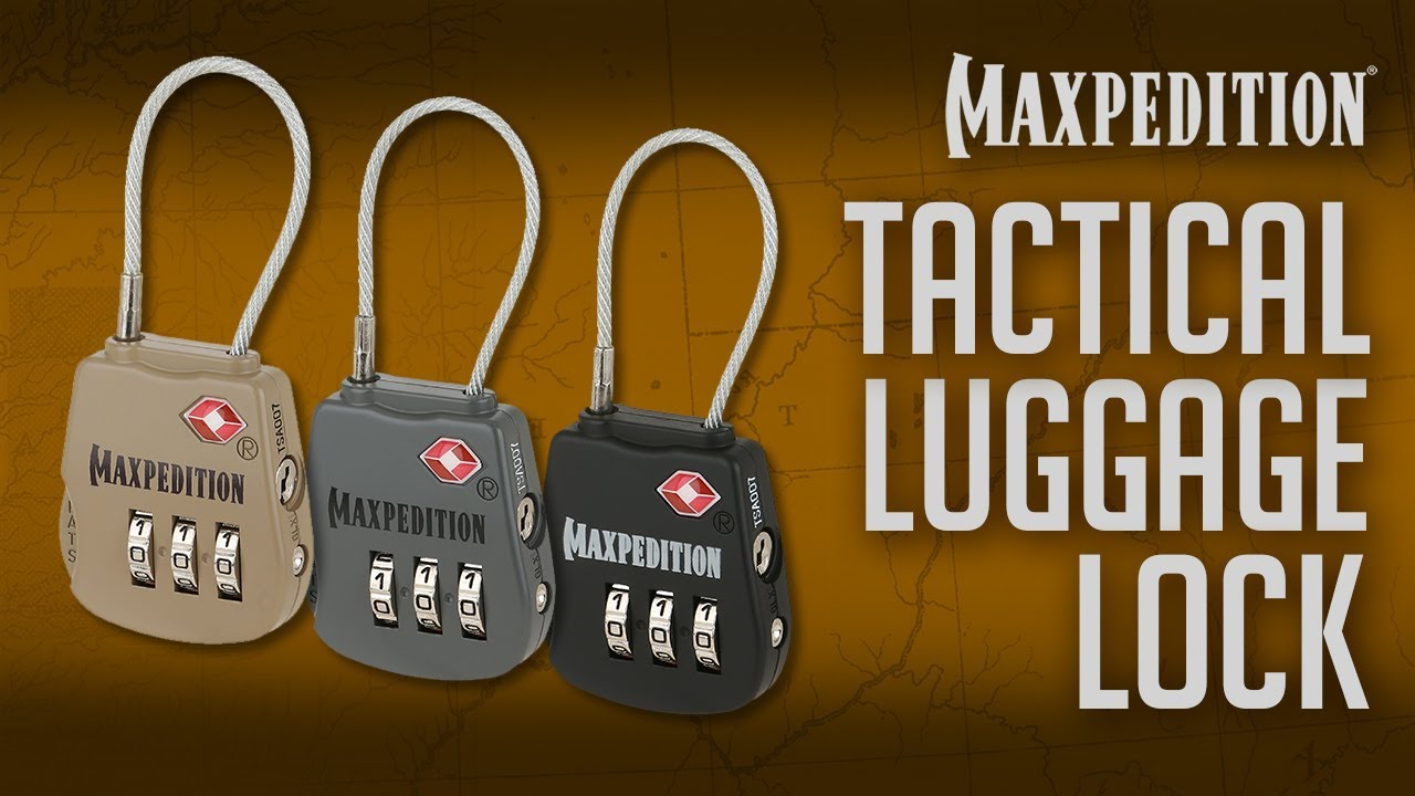Tactical Luggage Lock | Maxpedition – MAXPEDITION