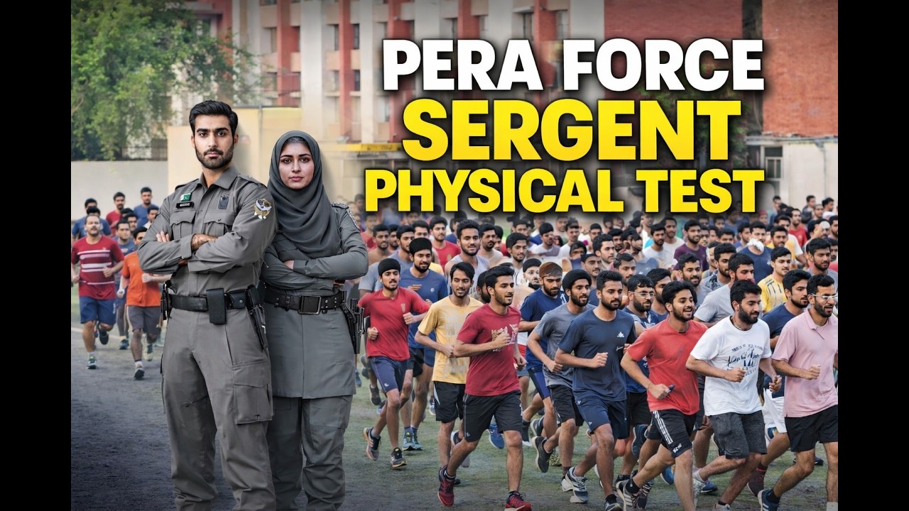 PERA Force Sergeant Physical Test 2026 | Complete Running & Fitness ...
