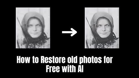 How to Restore old photos for Free with AI using GFPGAN