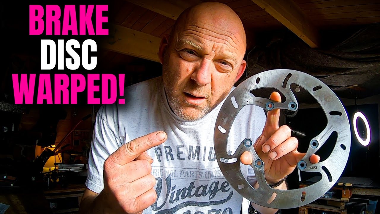 Changing Warped Brake Discs Extracting Broken Bolts Rieju Project