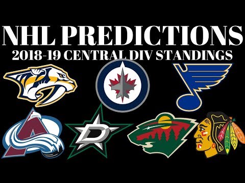nhl central division standings