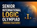 Senior International Logic Olympiad PYQ Concept Decoding #LogicOlympiad #OlympiadPrep