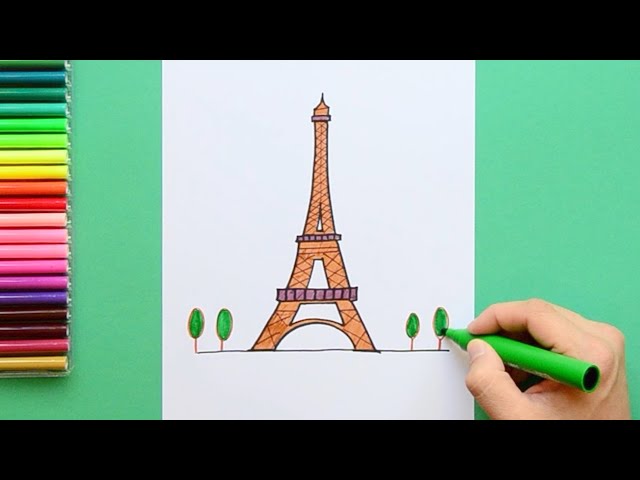 Eiffel Tower Paris France Sketch Doodle Graphic by Topstar · Creative  Fabrica