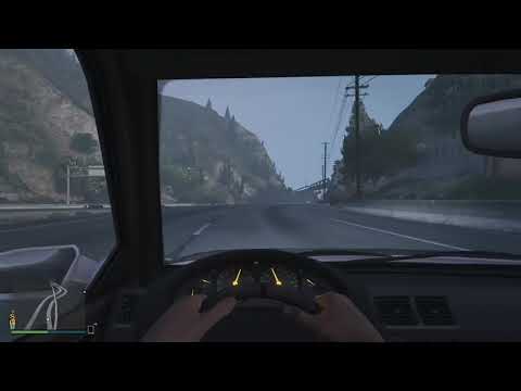 Видео: Chill Highway Lane Splitting In First Person GTA 5