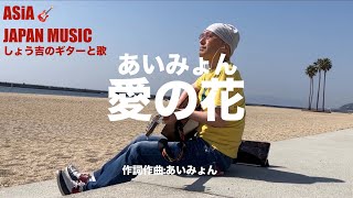 愛の花 あいみょん　何回も聞いて、イイね！と思う曲ですね　 【男性が歌う】 (cover) 須磨海岸  ギター弾き語り　ASIAJAPANMUSIC