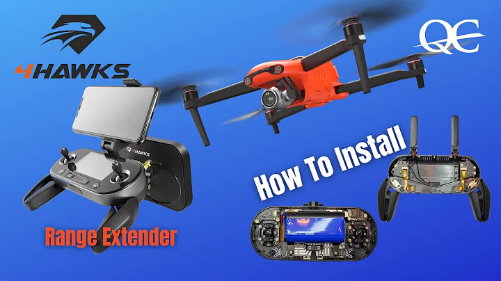 Autel Evo / Autel Evo 2 - Range Extender - How to Install 4 Hawks Raptor SR