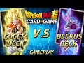 Super saiyan gogeta vs beerus dragon ball super card game