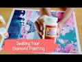 Sealing Your Diamond Painting | The Easiest and Cheapest Way | Under $10