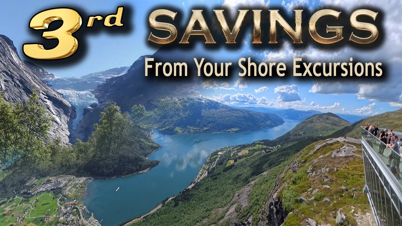 P&O Norway Fjords - Save over ONE THIRD on shore excursions. The proof is right here.