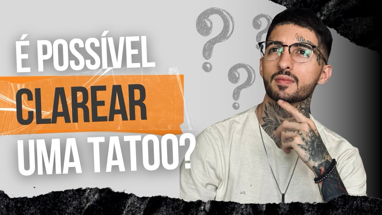 É possível clarear uma Tattoo SEM Remoção a Laser?