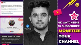 GET 4000 HOURS WATCHTIME AND 1000 SUBSCRIBERS IN JUST 7 DAYS ??? | COMPLETE 1K SUBS & 4K WATCH TIME