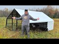 TESTING a Predator PROOF Mobile Chicken COOP