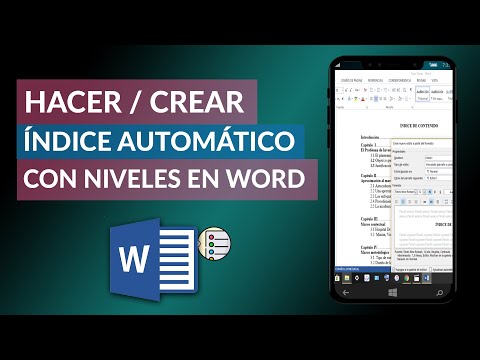 Cómo Hacer o Crear un ÍNDICE AUTOMÁTICO con Varios Niveles en Word