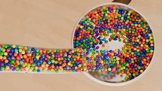 Colorful Marble Run Loop Animation - Revisited