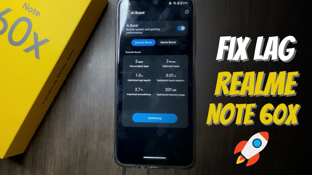 How to Fix Lag in Realme Note 60/60x - AI Boost