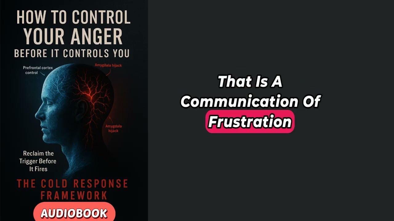How to Control Your Anger Before It Controls You: The Cold Response Framework | Full Audiobook