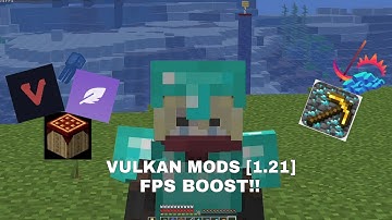 VULKAN MODS FOR MINECRAFT 1.21 | FPS BOOST | POJAVLAUNCHER | MODPACK