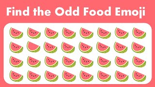 Find the Odd one Out from Emojis |  'Can You Find the Odd One Out? Test Your Observation Skills!'