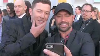 CMT Radio: Cody Alan Face Swaps With Country Star Scotty McCreery on the ACM Awards Red Carpet