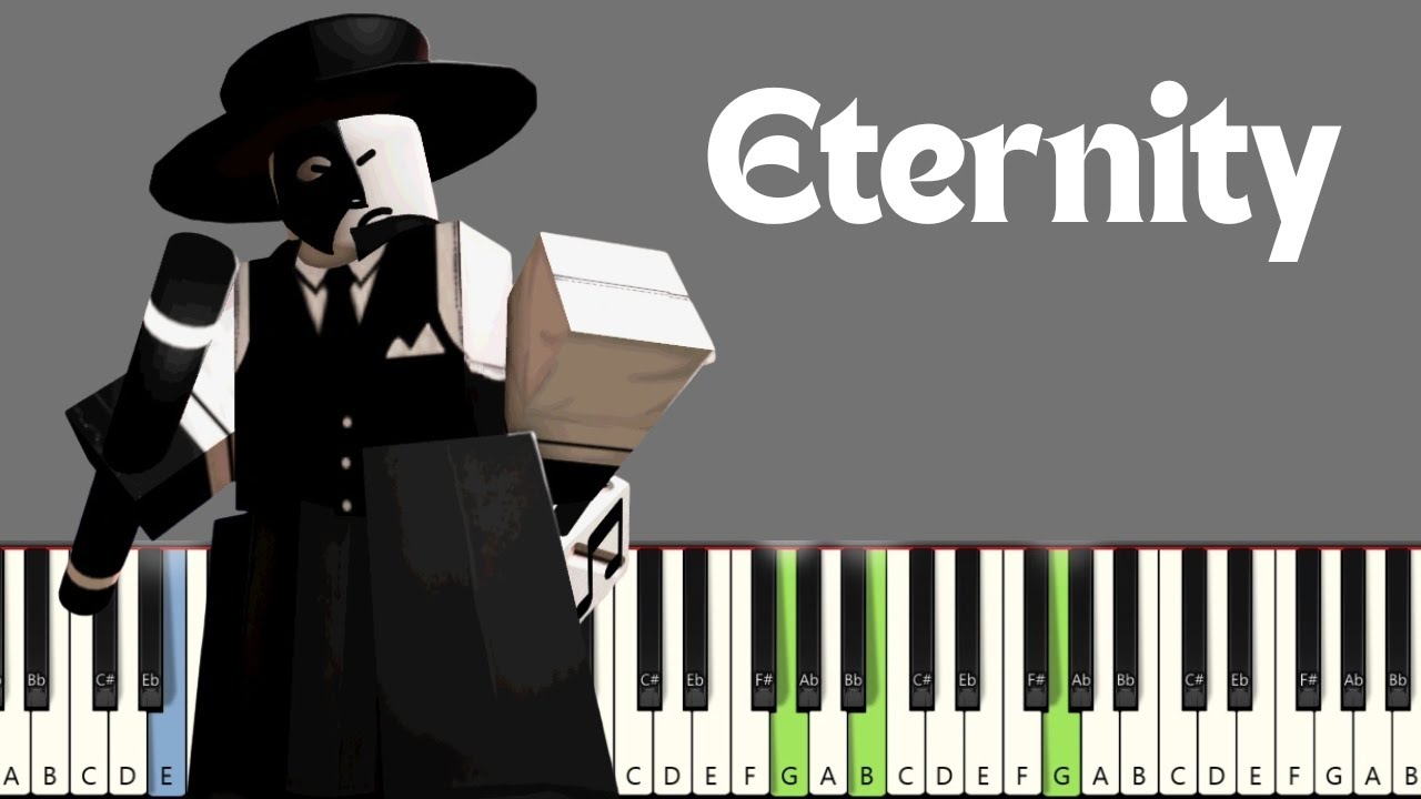 Eternity V2 ROBLOX Die Of Death OST - Piano Tutorial