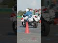 Female Motorcycle Police Champion Riding Honda CB1300P | Mastery! World's Best? | NO AI | OPTICAL 4K