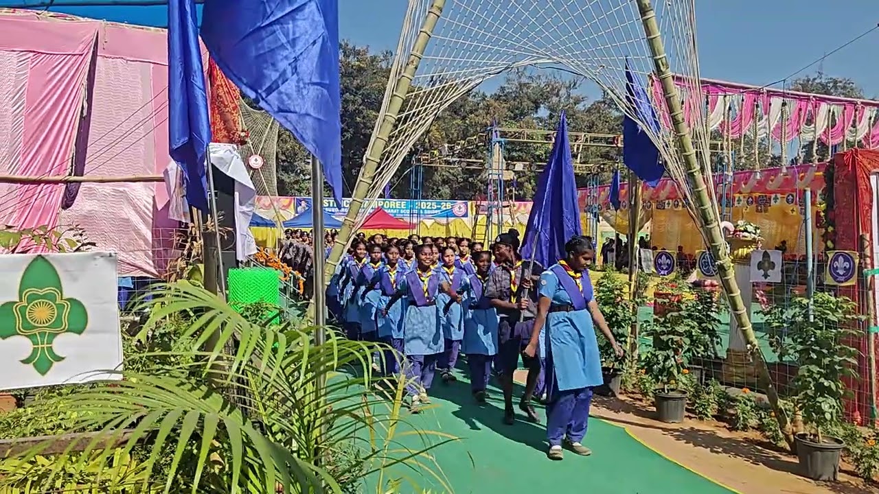 Participated in District level camporee with my scout and Guide troop 