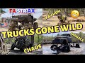 Trucks Gone Wild At FastTrax!! COMPLETE MAYHEM & CARNAGE!! *Must See*