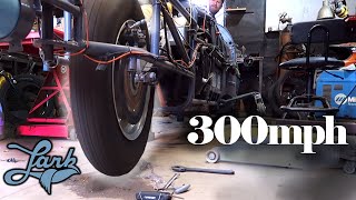 How much will a motorcycle tire swell at 300mph | Will it EXPLODE?!?!? | Lark Machine Co