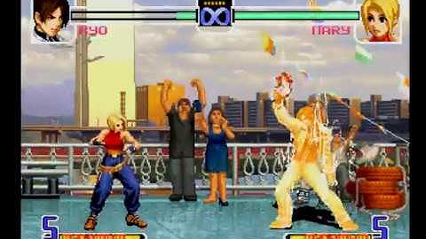KUSANAGI Kyo vs Mary - THE KING OF FIGHTERS 2002