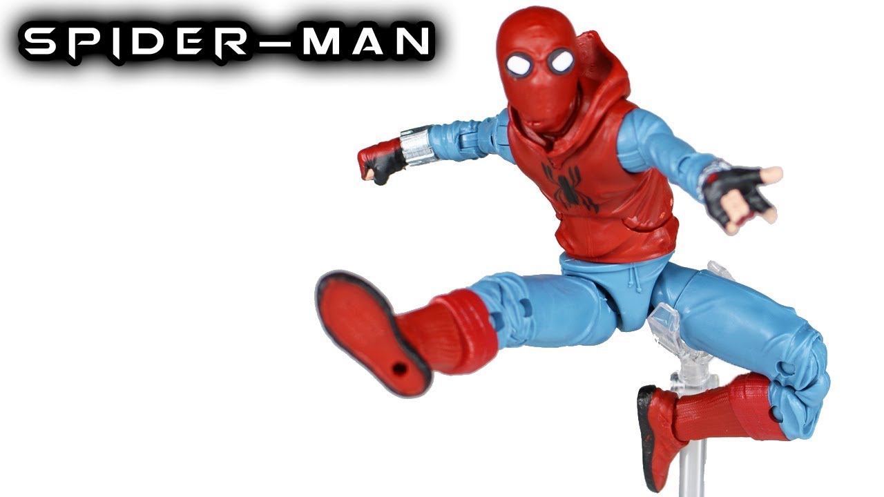 marvel legends spider man homemade suit