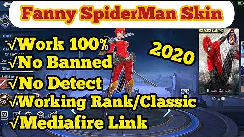 Mobile Legends | Script Fanny Spiderman Skin 2020 | AndreiPH Gaming