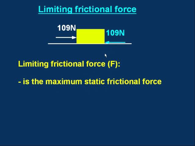 M13c Introduction to Forces. Part 3 of 4. Friction