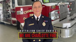 Charlotte Fire promotes Trina Davies to the rank of battalion chief