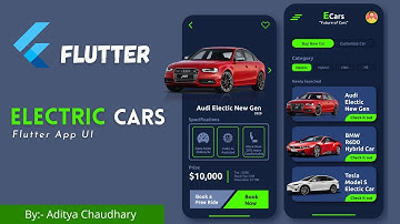 Flutter E-Cars App UI  - Speed Code
