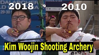 Kim Woojin Shooting Archery 2010 vs 2018 (8 Years of Archery)