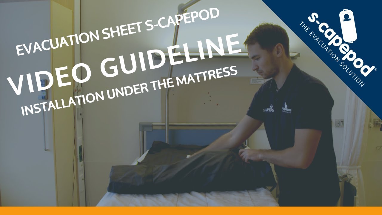 INSTALLATION GUIDE 👉🏼 This video helps you to place SCAPEPOD Evacuation Sheet under the