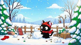 Black Cat & Duck’s Winter Joy ❄️ Gentle Lofi Ambience for Calm & Focus screenshot 5