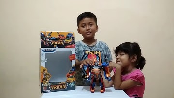 Tobot Mini Tritan X Y Z Gabungan 3 Mobil | Unboxing Pertama Kak Syahdan & Adek Syafirra