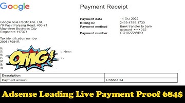 Adsense Loading Live Payment Proof | Adsense Loading 100% Safe Method Payment Proof