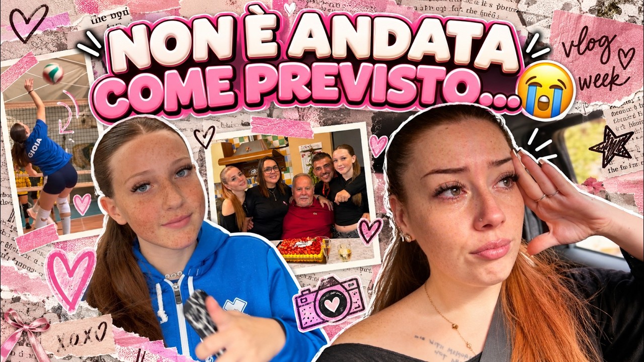 VLOG WEEK #2 💗 | una settimana STRESSANTE, imprevisti e prima partita di Gioia 🏐