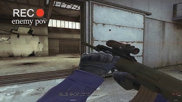 1v4 clutch on cache with enemy pov